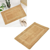 Bathroom Mats 50x80cm Rectangle Door Mat Absorbs Water Quickly Polyester Antiskid Bathroom Carpet for Bedroom Bathroom - Extra Image