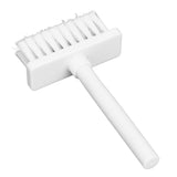 Keyboard Brush Separate Double Head Design 5 in 1 Multifunction 3 Row Design Plastic Cleaning Brush Pen for HeadphonesWhite - 45-Degree Angle