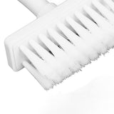 Keyboard Brush Separate Double Head Design 5 in 1 Multifunction 3 Row Design Plastic Cleaning Brush Pen for HeadphonesWhite