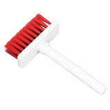 Keyboard Brush Separate Double Head Design 5 in 1 Multifunction 3 Row Design Plastic Cleaning Brush Pen for HeadphonesWhite Red - Low Angle