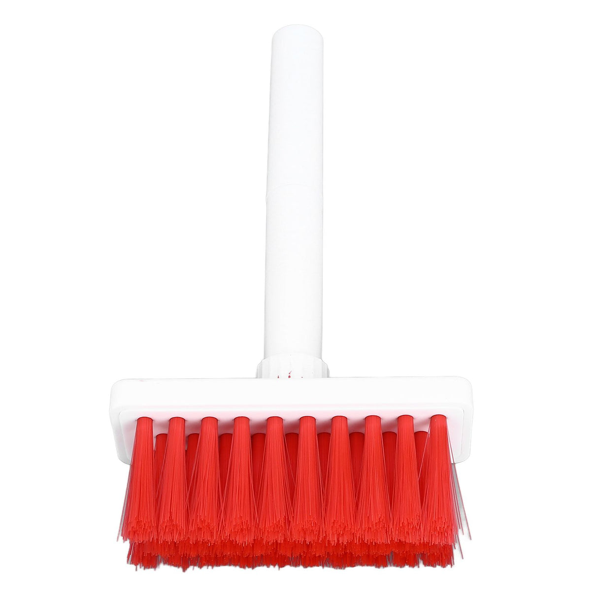 Keyboard Brush Separate Double Head Design 5 in 1 Multifunction 3 Row Design Plastic Cleaning Brush Pen for HeadphonesWhite Red