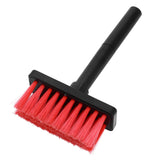 Keyboard Brush Separate Double Head Design 5 in 1 Multifunction 3 Row Design Plastic Cleaning Brush Pen for HeadphonesBlack Red