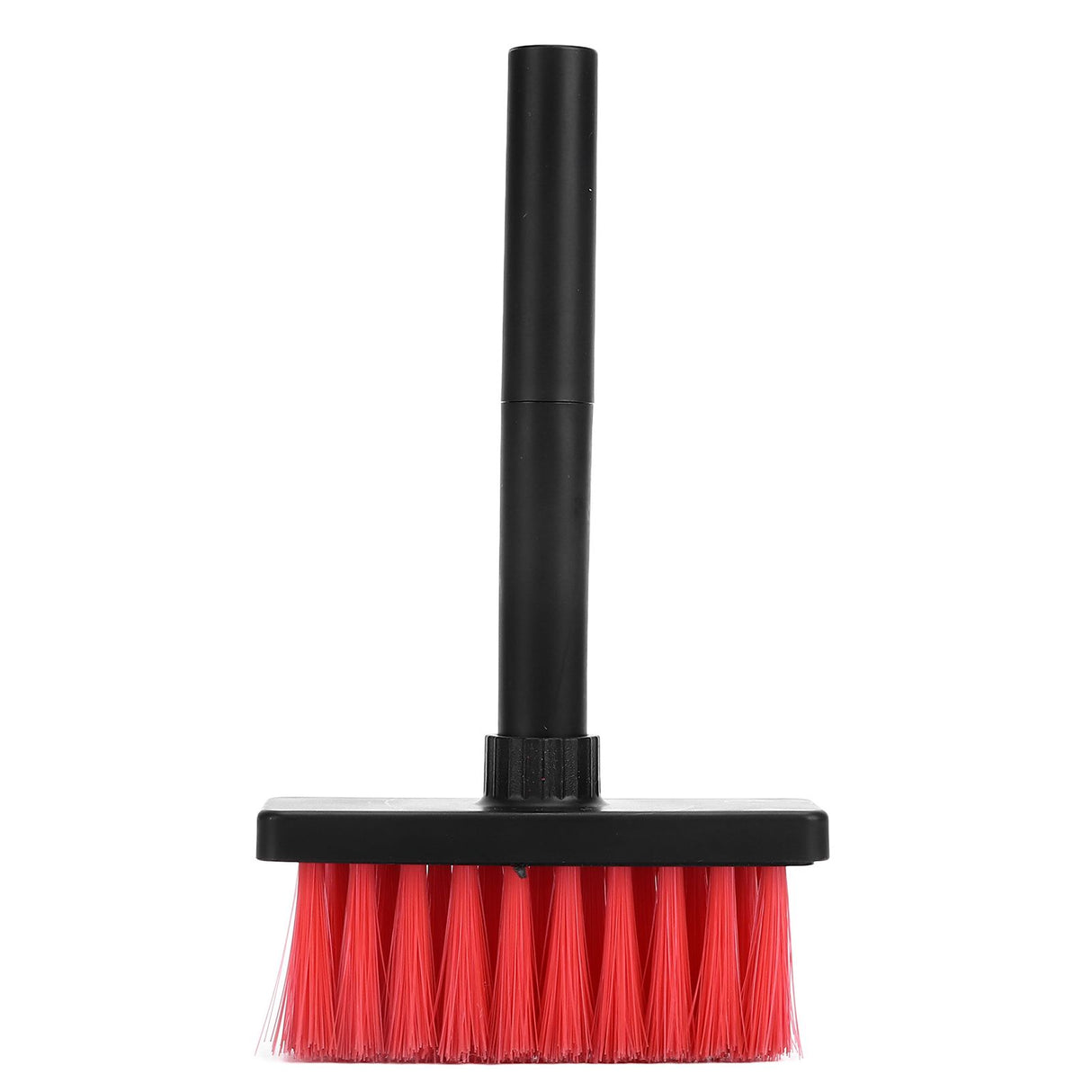 Keyboard Brush Separate Double Head Design 5 in 1 Multifunction 3 Row Design Plastic Cleaning Brush Pen for HeadphonesBlack Red