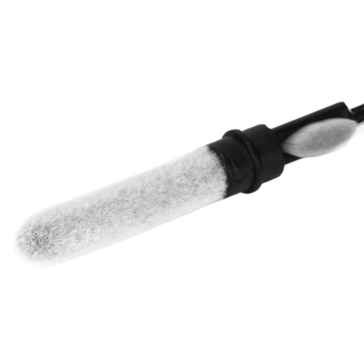 Keyboard Brush Separate Double Head Design 5 in 1 Multifunction 3 Row Design Plastic Cleaning Brush Pen for HeadphonesBlack Red