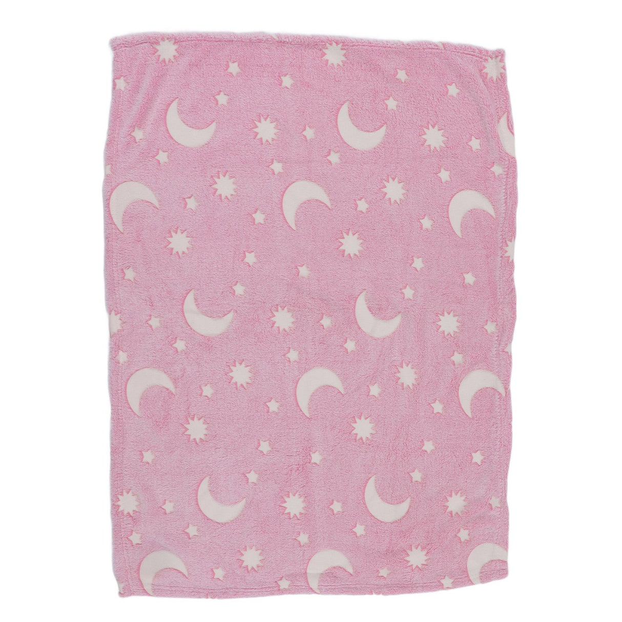 1.52x1M Luminous Blanket Double Sided Polyester Glowing Blanket Bedroom Air Conditioning Blanket for KidsPink