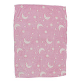 1.52x1M Luminous Blanket Double Sided Polyester Glowing Blanket Bedroom Air Conditioning Blanket for KidsPink - Side View