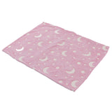 1.52x1M Luminous Blanket Double Sided Polyester Glowing Blanket Bedroom Air Conditioning Blanket for KidsPink - Rear View
