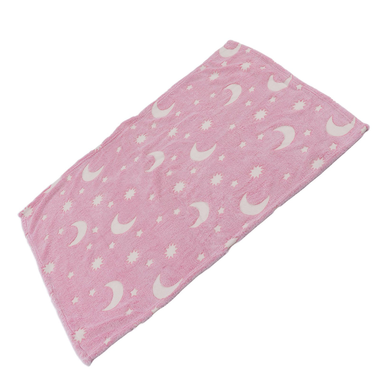 1.52x1M Luminous Blanket Double Sided Polyester Glowing Blanket Bedroom Air Conditioning Blanket for KidsPink