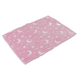 1.52x1M Luminous Blanket Double Sided Polyester Glowing Blanket Bedroom Air Conditioning Blanket for KidsPink - Low Angle