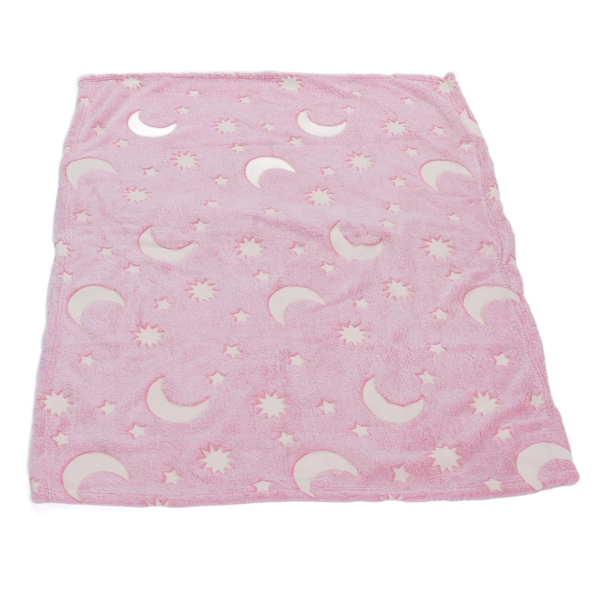 1.52x1M Luminous Blanket Double Sided Polyester Glowing Blanket Bedroom Air Conditioning Blanket for KidsPink
