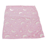 1.52x1M Luminous Blanket Double Sided Polyester Glowing Blanket Bedroom Air Conditioning Blanket for KidsPink - Extra Image