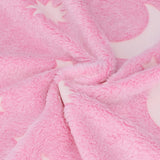 1.52x1M Luminous Blanket Double Sided Polyester Glowing Blanket Bedroom Air Conditioning Blanket for KidsPink - Extra Image