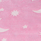 1.52x1M Luminous Blanket Double Sided Polyester Glowing Blanket Bedroom Air Conditioning Blanket for KidsPink - Extra Image