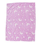 1.52x1M Luminous Blanket Double Sided Polyester Glowing Blanket Bedroom Air Conditioning Blanket for KidsPurple