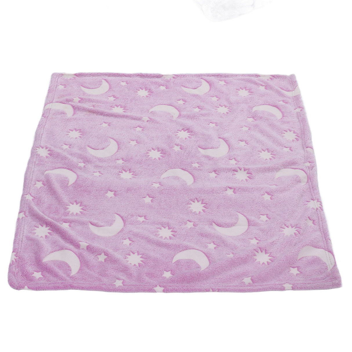 1.52x1M Luminous Blanket Double Sided Polyester Glowing Blanket Bedroom Air Conditioning Blanket for KidsPurple
