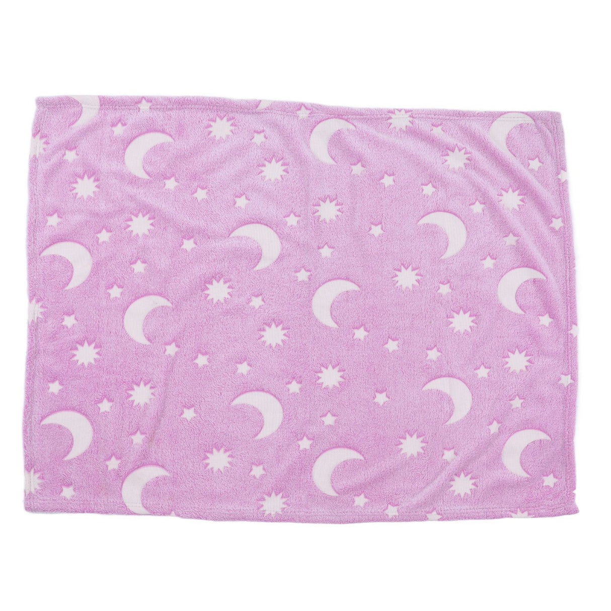 1.52x1M Luminous Blanket Double Sided Polyester Glowing Blanket Bedroom Air Conditioning Blanket for KidsPurple