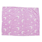 1.52x1M Luminous Blanket Double Sided Polyester Glowing Blanket Bedroom Air Conditioning Blanket for KidsPurple