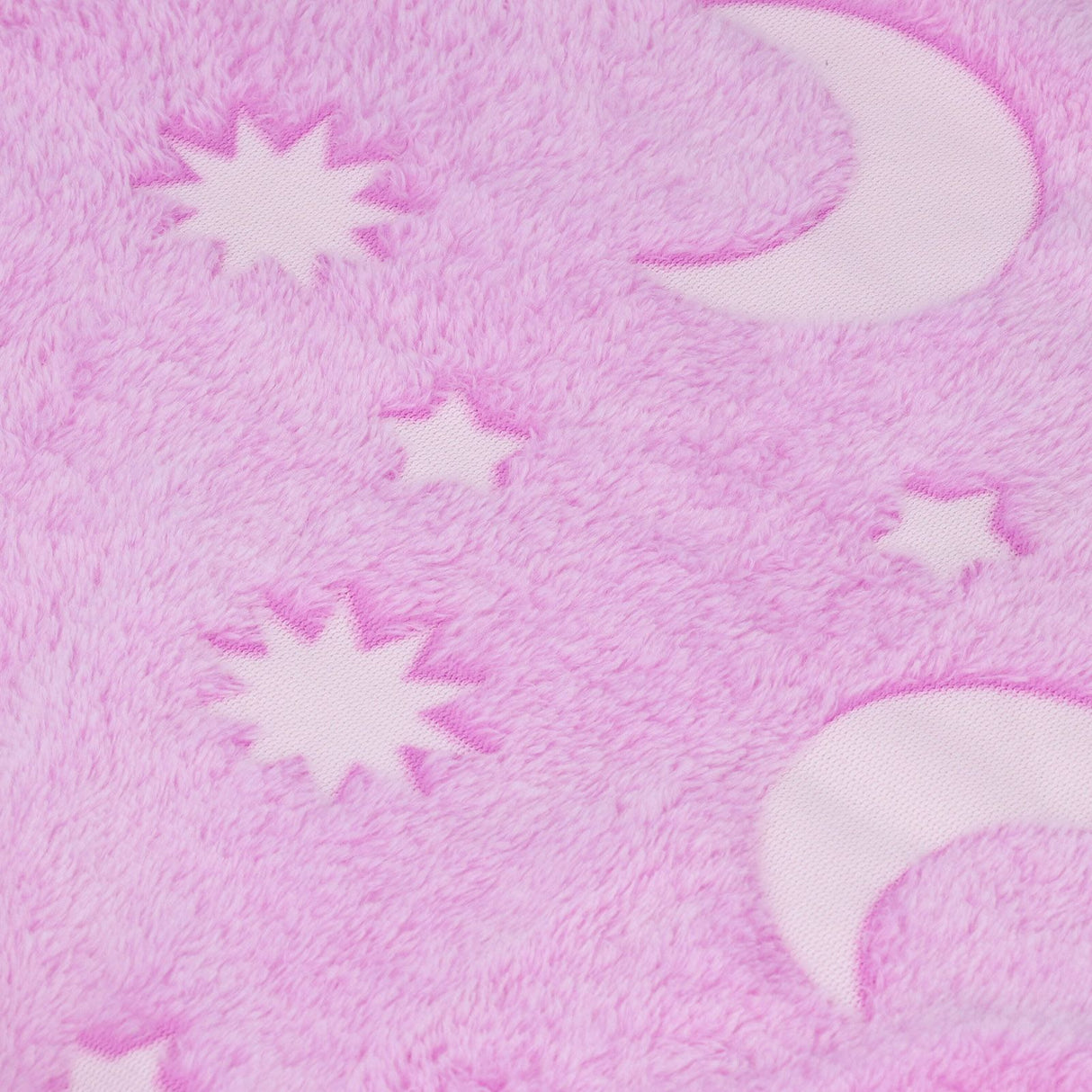 1.52x1M Luminous Blanket Double Sided Polyester Glowing Blanket Bedroom Air Conditioning Blanket for KidsPurple