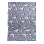 1.52x1M Luminous Blanket Double Sided Polyester Glowing Blanket Bedroom Air Conditioning Blanket for KidsDusty Blue