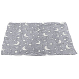 Glowing Polyester Blanket Soft and Warm Fuzzy Blanket for Bed Sofa Couch All SeasonGrey