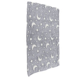 Glowing Polyester Blanket Soft and Warm Fuzzy Blanket for Bed Sofa Couch All SeasonGrey - Close-Up Angle