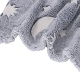 Glowing Polyester Blanket Soft and Warm Fuzzy Blanket for Bed Sofa Couch All SeasonGrey
