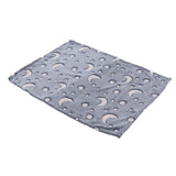 Glowing Polyester Blanket Soft and Warm Fuzzy Blanket for Bed Sofa Couch All SeasonDusty Blue - 45-Degree Angle