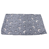 Glowing Polyester Blanket Soft and Warm Fuzzy Blanket for Bed Sofa Couch All SeasonDusty Blue