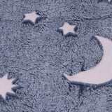 Glowing Polyester Blanket Soft and Warm Fuzzy Blanket for Bed Sofa Couch All SeasonDusty Blue - Extra Image