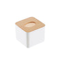 Tissue Box Holder Large Capacity Detachable Mini Tissue Storage Container for Bathroom Bedroom Dressers DesksQuadrate
