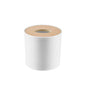Tissue Box Holder Large Capacity Detachable Mini Tissue Storage Container for Bathroom Bedroom Dressers DesksRound