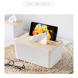 Tissue Box Holder Large Capacity Detachable Mini Tissue Storage Container for Bathroom Bedroom Dressers DesksRectangle
