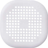 Sewer Floor Drain Net With Suction Cup Shower Drain Hair Cover Kitchen Bathroom Floor Drain PadWhite