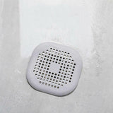 Sewer Floor Drain Net With Suction Cup Shower Drain Hair Cover Kitchen Bathroom Floor Drain PadGray