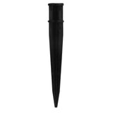 2Pcs Cemetery Grave Vase Black Column Unique Hollow Design Easy Installation Ground Insert Grave Flower Holders - Extra Image