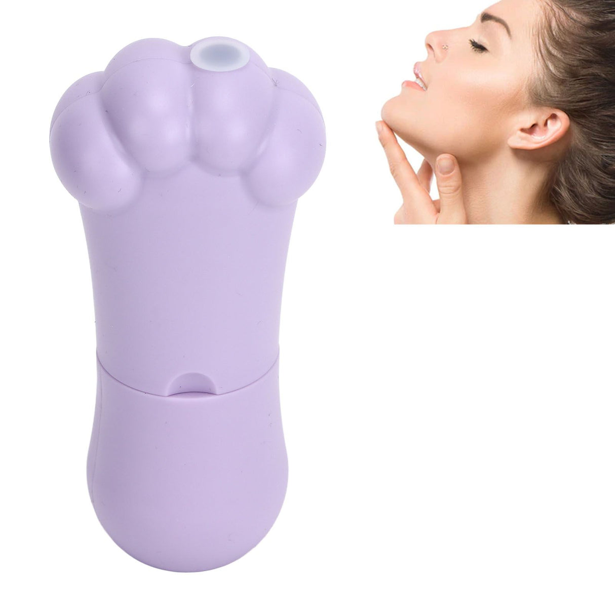 Cute Cat Claw Eye Ice Roller Silicone Skin Facial Ice Massager Face Icing Tool for Beauty Salon
