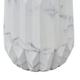 Makeup Brush Holder Durable Glossy Resin Large Capacity Modern Design Marble Vein Makeup Brush Organizer