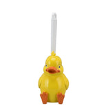 Toilet Brush Little Yellow Duck Seamless Toilet Cleaning Brush Deep Cleaning Bathroom Toilet Brush with Base for Bathroom