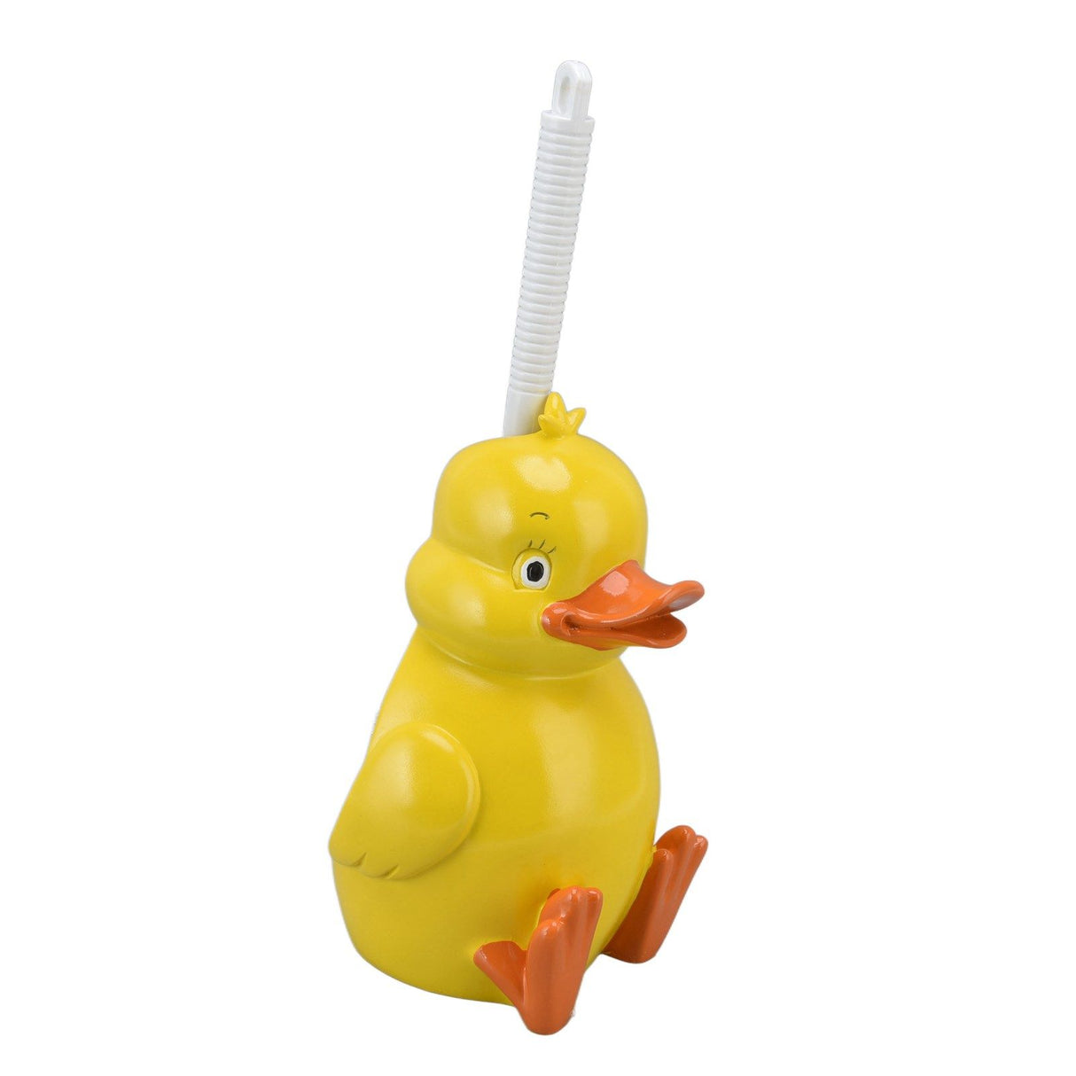 Toilet Brush Little Yellow Duck Seamless Toilet Cleaning Brush Deep Cleaning Bathroom Toilet Brush with Base for Bathroom