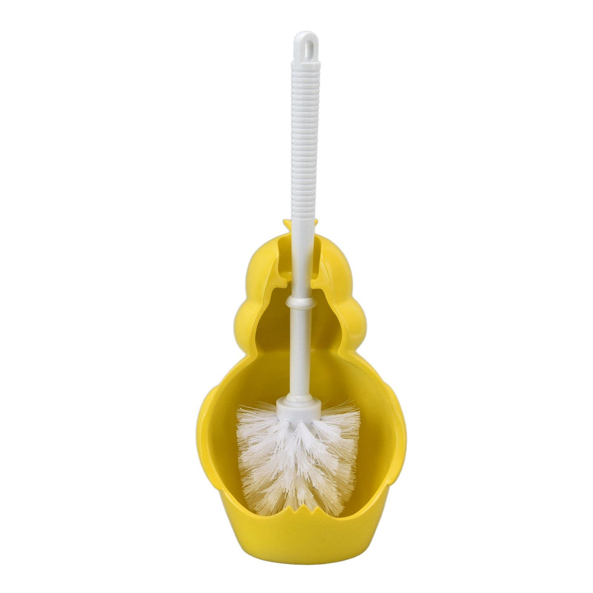 Toilet Brush Little Yellow Duck Seamless Toilet Cleaning Brush Deep Cleaning Bathroom Toilet Brush with Base for Bathroom