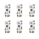 6PCS High Elasticity Chair Cover Removable Washable Dustproof Home Hotel Dining Chair CoversType 1