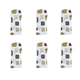 6PCS High Elasticity Chair Cover Removable Washable Dustproof Home Hotel Dining Chair CoversType 1