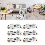 6PCS High Elasticity Chair Cover Removable Washable Dustproof Home Hotel Dining Chair CoversType 1