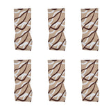 6PCS High Elasticity Chair Cover Removable Washable Dustproof Home Hotel Dining Chair CoversType 2 - Top-Down View