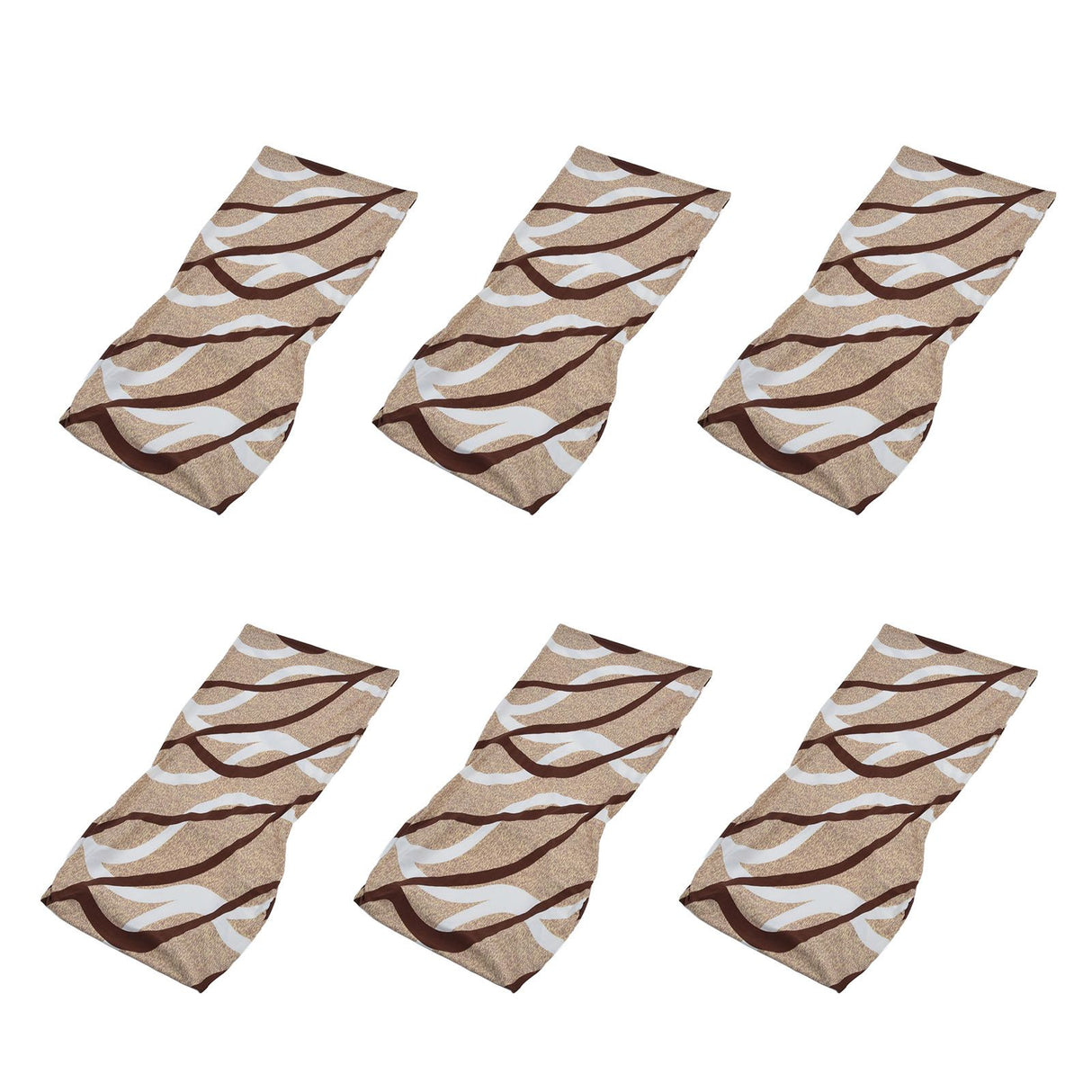 6PCS High Elasticity Chair Cover Removable Washable Dustproof Home Hotel Dining Chair CoversType 2