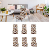 6PCS High Elasticity Chair Cover Removable Washable Dustproof Home Hotel Dining Chair CoversType 2
