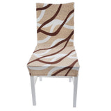 6PCS High Elasticity Chair Cover Removable Washable Dustproof Home Hotel Dining Chair CoversType 2