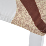 6PCS High Elasticity Chair Cover Removable Washable Dustproof Home Hotel Dining Chair CoversType 2