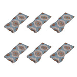 6PCS High Elasticity Chair Cover Removable Washable Dustproof Home Hotel Dining Chair CoversType 4 - Front View