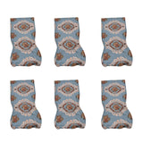 6PCS High Elasticity Chair Cover Removable Washable Dustproof Home Hotel Dining Chair CoversType 4 - Low Angle